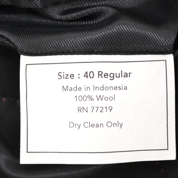 Pronto Uomo 40R Sport Coat Blazer Suit Jacket Blac - Picture 6 of 8